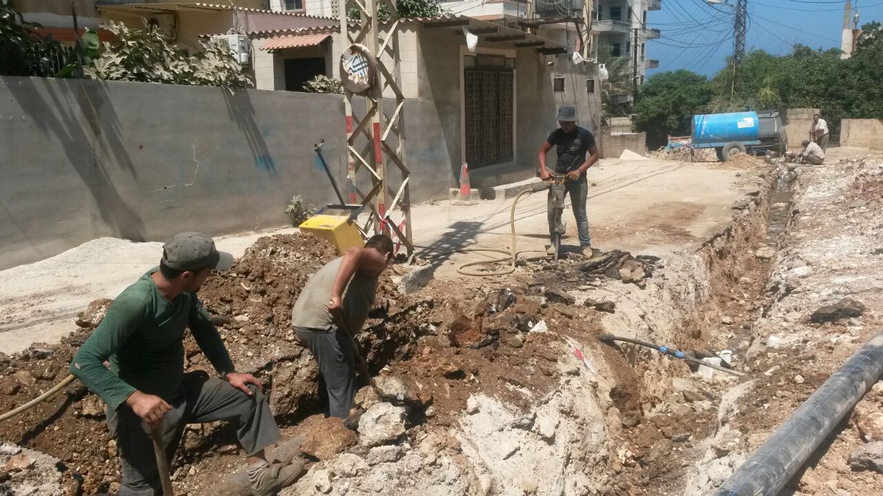 إصلاح مجرور الحارة الغربية